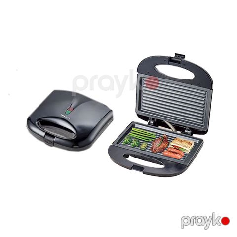 Sokany SK-08043 Elekreikli Çoxfunksiyalı Toster İkitərəfli Qızdırıla Bilən Toster Sendviç Maşını 750W — Bakı