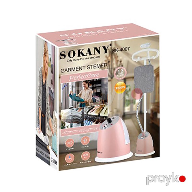 Yüksək Keyfiyyətli Sokany Professional Buxar Ütüsü 2200W Davamlı Buxar Və Şauqili Duruş Özəlliyi Sk-4007 — Ev texnikası, Bakı (8)