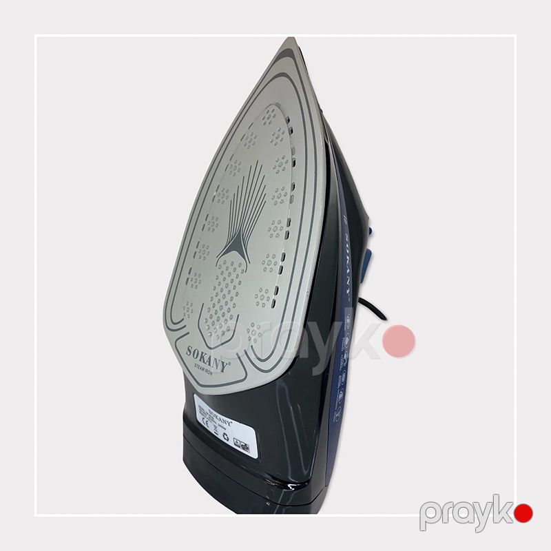 Sokany SK-6028 Elektrikli Buxarlı Ütü Keramika Altlıqlı Buxarlı Ütü 2400W — Ev texnikası, Bakı (4)