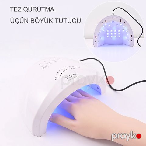 SUNone Gel Dırnaq Lakını Qurutmaq Üçün Peşəkar Lampa 48W — Bakı