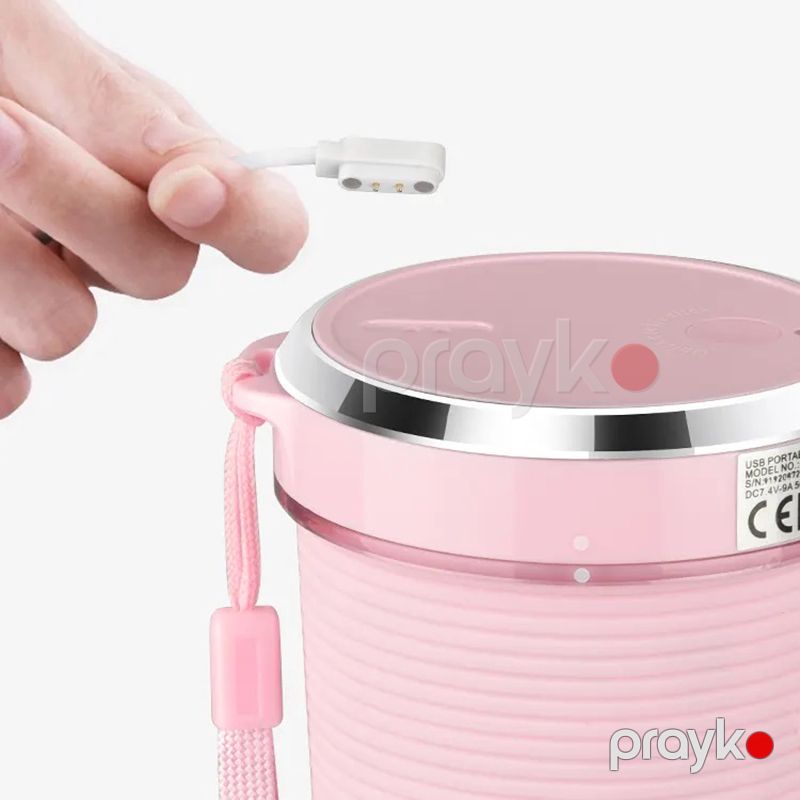 DSP Portativ Usb Təkrar Doldurulan Kokteyl Blender 350ml Tutuma Sahib Simsiz Portativ Fincan Formalı Blender — Blenderlər, xırdalayanlar və mikserlər, Bakı (5)