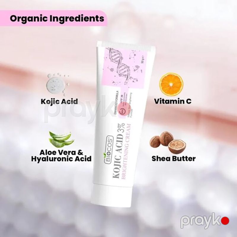 Biocos Kojic Acid 3% Brightening Cream – Dəri Tonunu Bərabərləşdirən Ağardıcı Krem (40 ml) — Gözəllik və səhiyyə, Bakı (3)