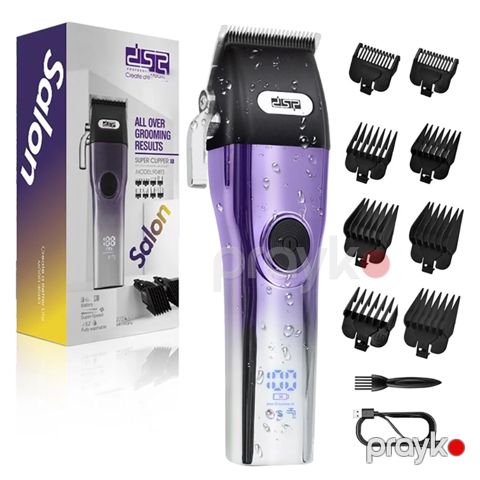8 Başlıqlı DSP IPX7 Peşəkar Trimmer 6500 rpm Yüksək Sürətə Sahib Paslanmaz Üz Təraş Maşını 1.5-19mm Limit Darağı — Bakı