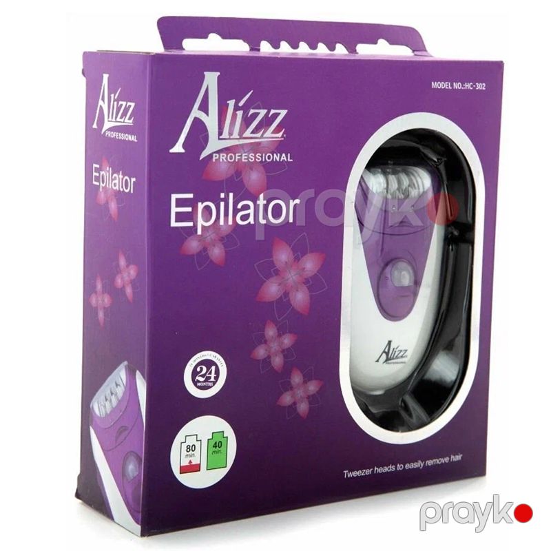 Alizz HC-302 - Epilyator 1 Başlıq 2 Sürət Rejimi LED İşıq — Usturalar, trimmerler və epilyatorlar, Bakı (3)