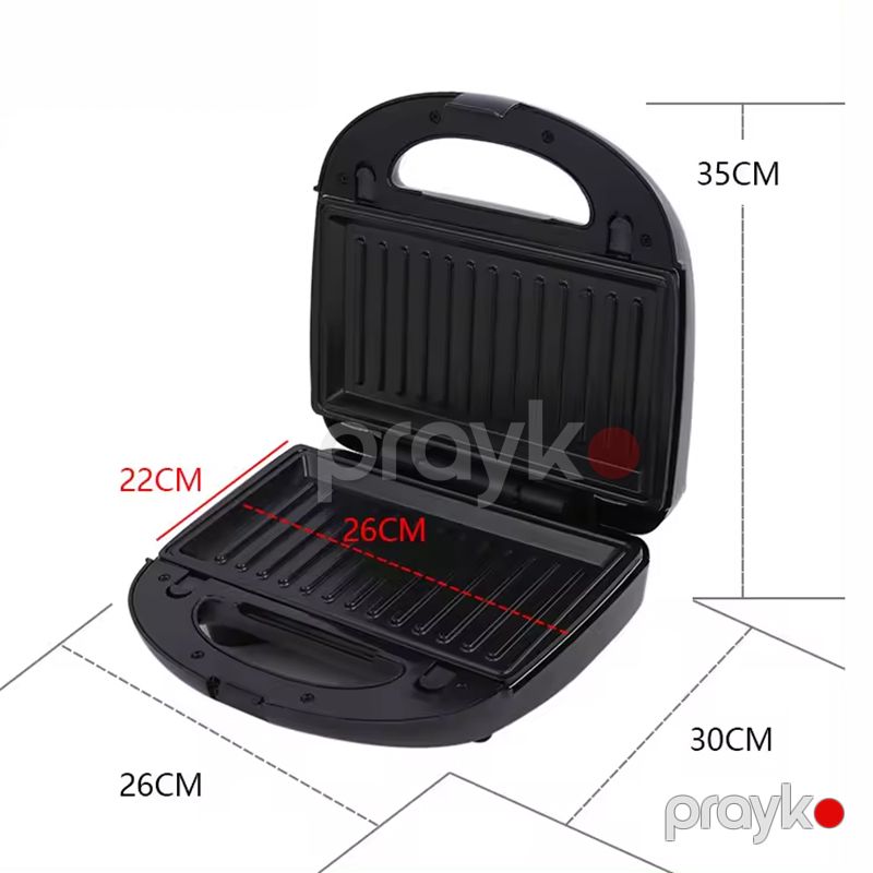 Dessini DS-9560 Toster Yüksək Təziqli Elektrikli Qril Toster Sandviç Biftek İzgaralar Hazırlayıcı Toster 750W — Toster və vaflyasıcı, Bakı (5)