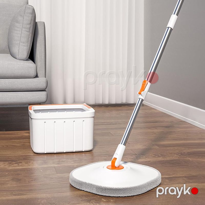 Döşəmə Təmizləyicisi Avtomatik 360 Fırlanan Mikrofiber Sıxmalı Mop Quru və Nəm Temizlik Seti Kirli Su Ayırıcı Paspas Mop Dəsti — Mallar, Bakı (2)