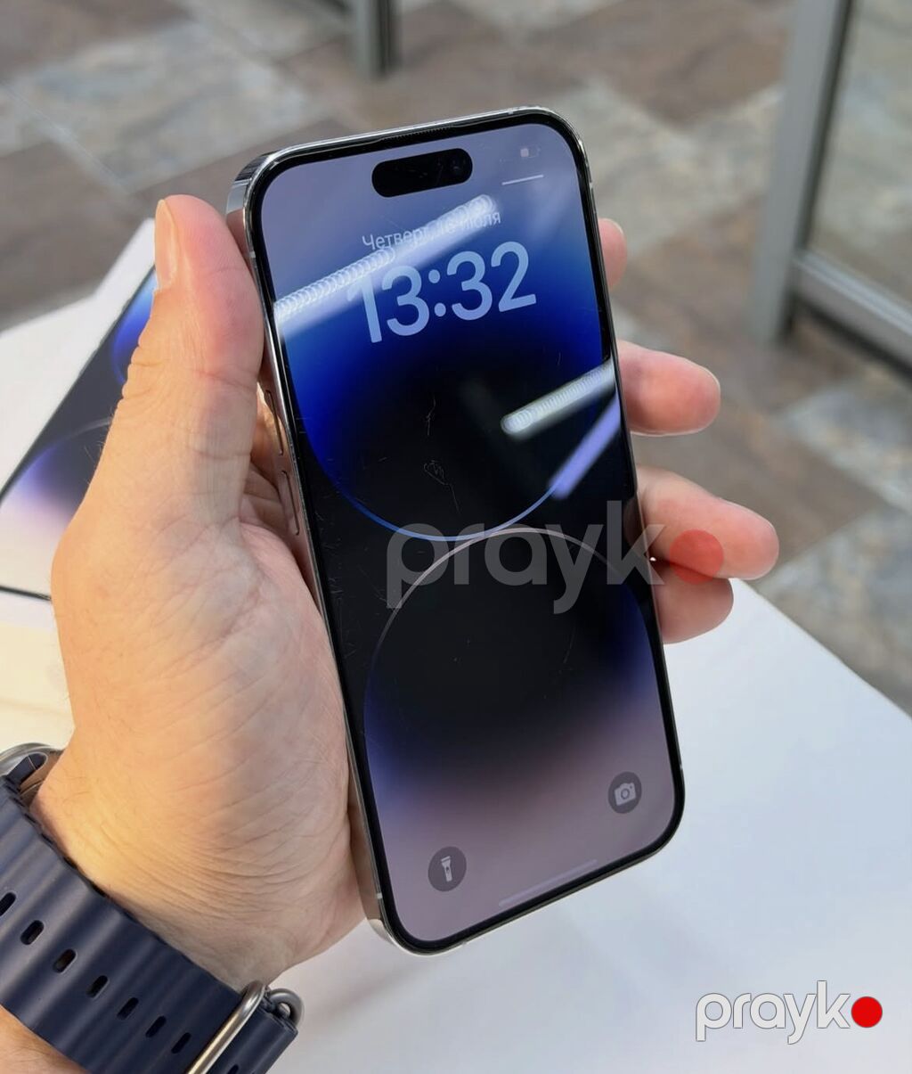 IPhone 14 Pro, 128 GB, Matte Gold, Zəmanət, Simsiz şarj, Face ID — Apple iPhone, Bakı (2)