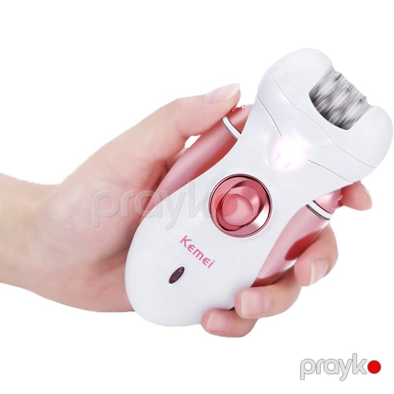 Kemei KM-2530 - Epilyator 4-ü 1-də Doldurula bilən Epilyator Qadın Ülgücü Elektrikli Baxım Aləti Epilyatoru — Usturalar, trimmerler və epilyatorlar, Bakı (5)