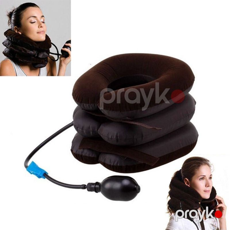 Səyahət Üçün Şişmə Boyun Yastığı Kz049 Boyun Ağrısı Onurğa Üçün Tekrar Doldurula Bilən Qəhvəyi Rengli Şişmə Yastıq — Gözəllik və səhiyyə, Bakı (3)