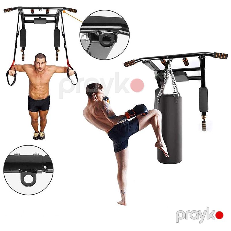 Peşəkar İstifadə Üçün Çox Tutacaqlı Divara Bərkidilmiş Turnik Dəsti Ev İdman Zalı Üçün Qol Çiyin Sinə Güc Məşq Aləti — Fitness və simulyatorlar, Bakı (4)