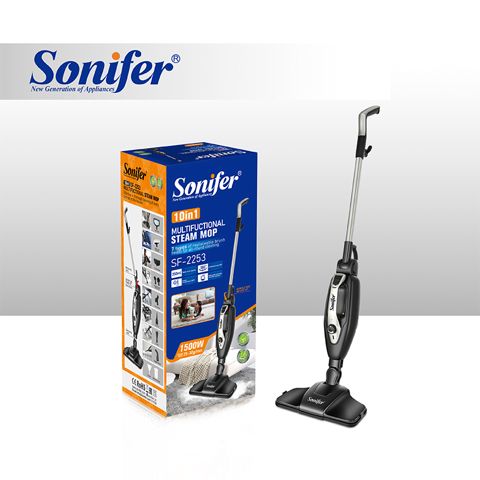 Buxar təmizləyici Sonifer SF-2253 Yeni Stil Elektrikli Xalça Təmizləyən Tozsoran Çoxfunksiyalı Buxarlı Döşəmə Təmizləyicisi — Ev üçün texnika
