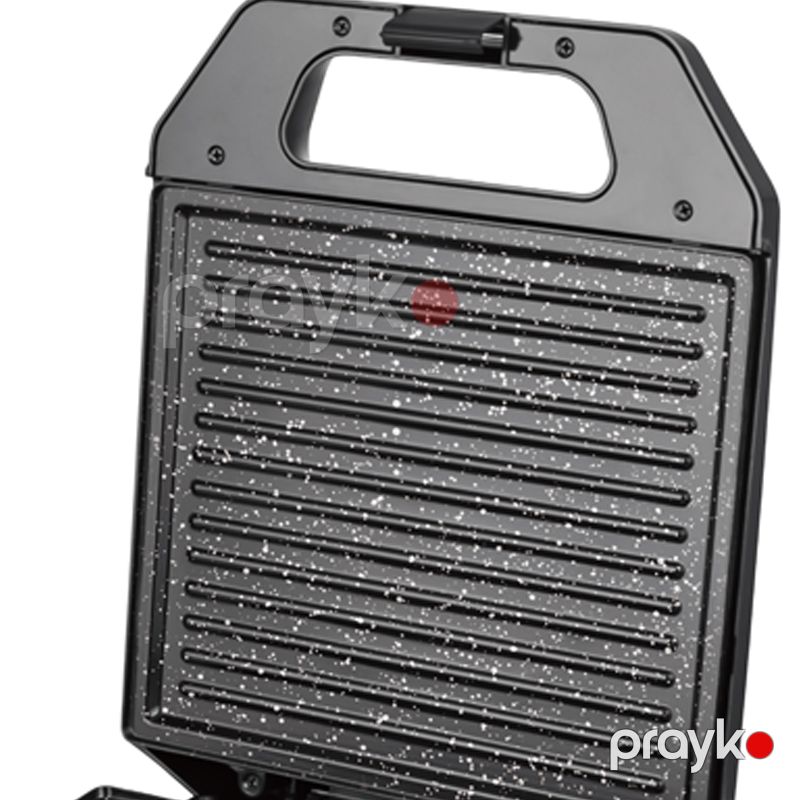 Sonifer SF-6192 2025 - Toster, 1400w Güc, Yapışmayan Örtüklü Plitəli Elektrikli Qril Plitəsi Sendviç Hazırlayıcısı — Toster və vaflyasıcı, Bakı (4)