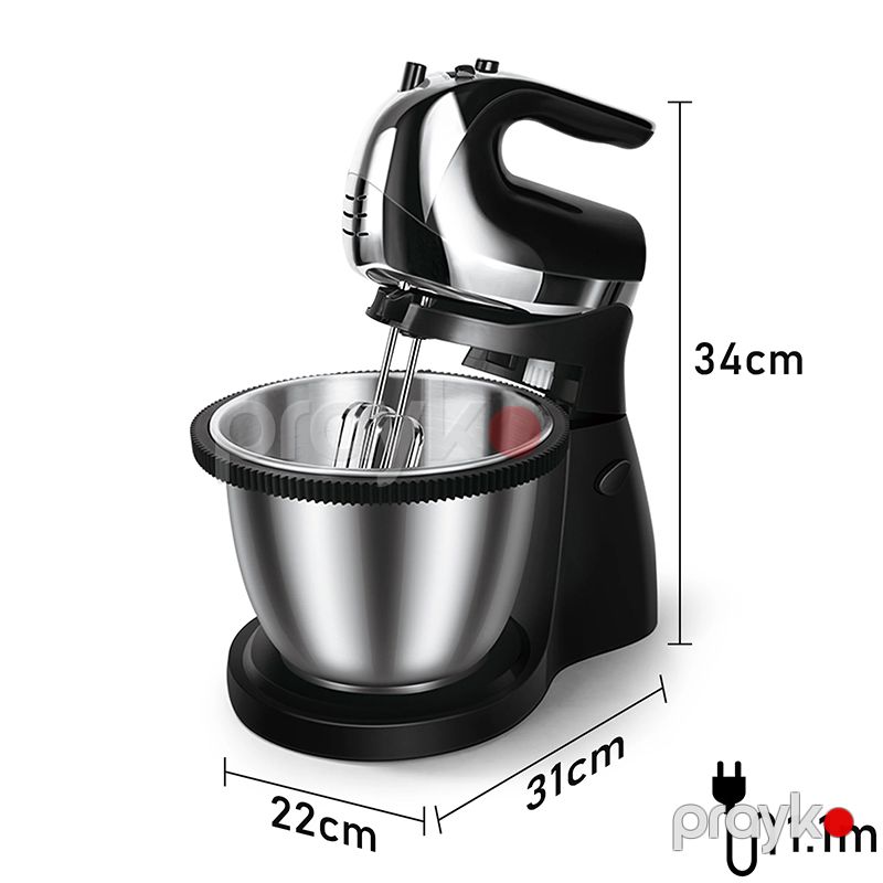 Sonifer SF-7020 Çoxfunksiyalı Portativ Qarışdırıcı Xəmir Qarışdırıcı Xəmir Yoğuran Mikser 200W — Blenderlər, xırdalayanlar və mikserlər, Bakı (4)