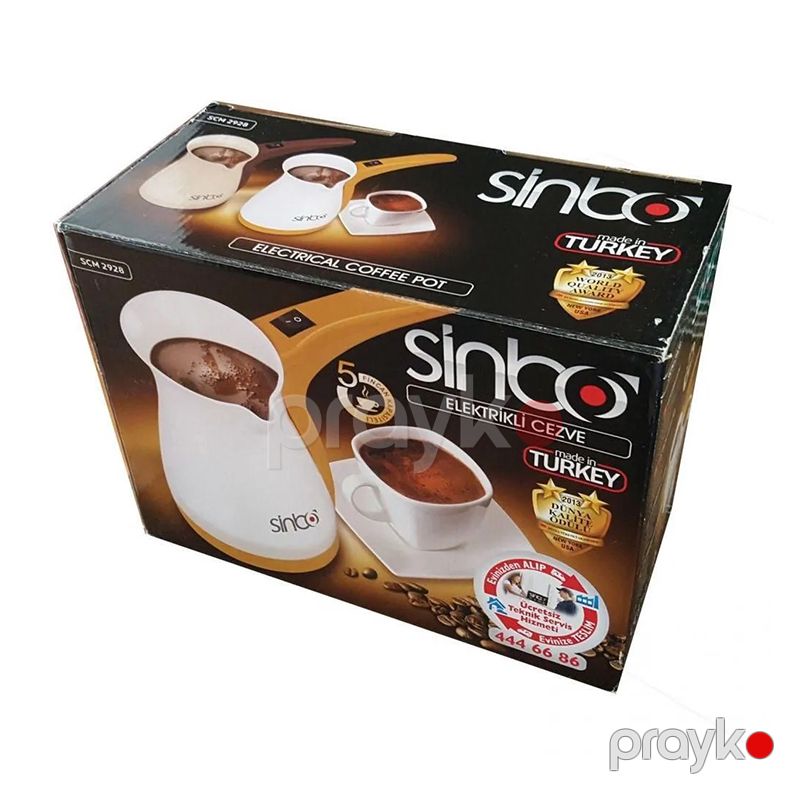 Sinbo Qəhvə Maşını Elektrikli Türk Qəhvəsi SCM-2928 Portativ Sürətli Espresso Qəhvə Maşını 1000W 0.4L 5 Fincan Tutumu — Digər mətbəx texnikası, Bakı (7)