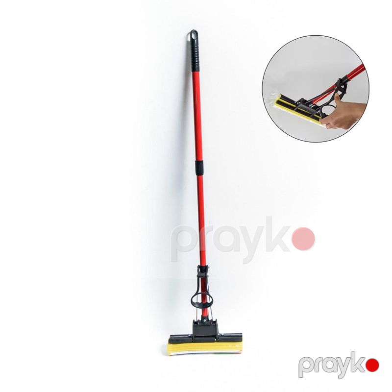 Ev Ofis Təmizliyi Üçün İki Tərəfli Döşəmə Paspası Qatlana Bilən Polad Tutacaqlı Döşəmə Silən Mop Pva — Mallar, Bakı (2)