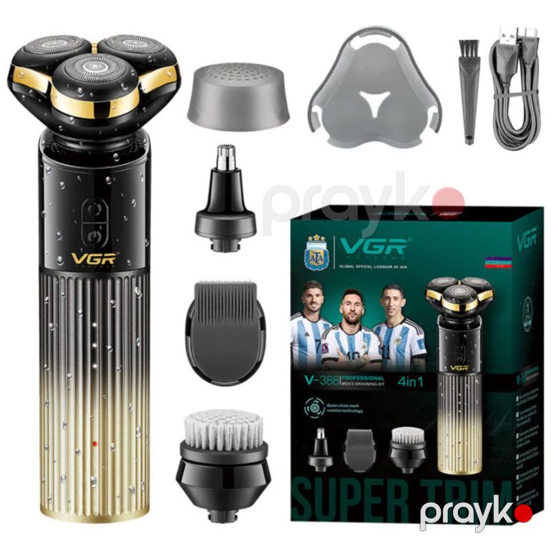 VGR V-388 - Ülgüc, Dönər Ülgüc, Çoxfunksiyalı Ülgüc, Suya Davamlı, Yaş və Quru İstifadə, 1800 mAh Li-ion Batareya — Usturalar, trimmerler və epilyatorlar, Bakı (6)