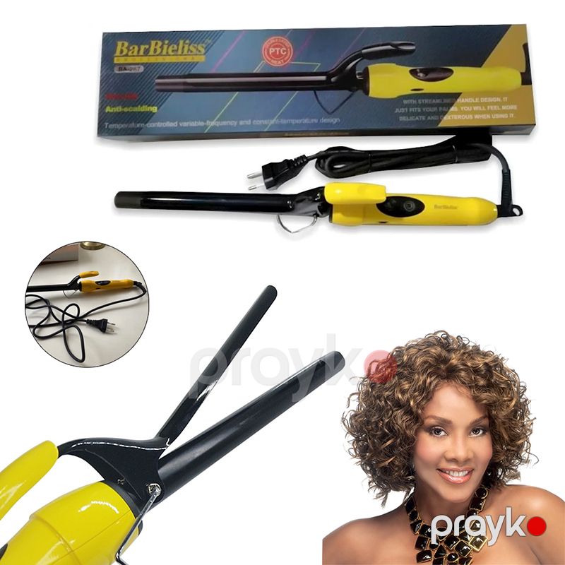 Saç Üçün Maşa BarBieliss BA-287 Saç Burmaq Üçün Professional Afro Buruq Feni Şipsi Keramika Örtüklü Saç Feni 200 °C — Fən, Bakı (5)