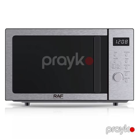 RAF R.8010 - Mikrodalğalı Soba, Gümüşü, 850W Güc, 25 Litr, Mexaniki İdarəetmə, Tez Qızdırma — Bakı