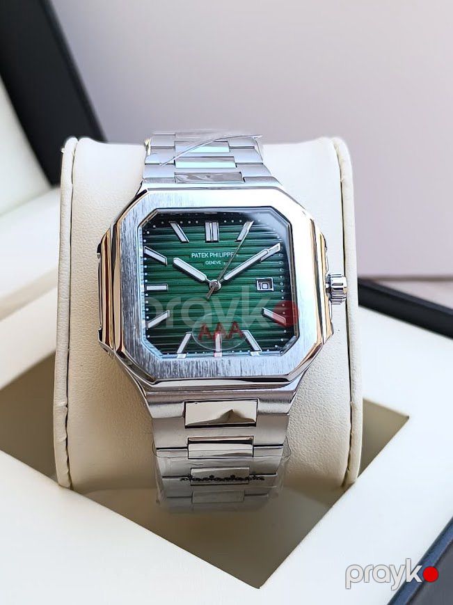 Kişi qol saatı Cubitus TCS 2277 Silver/Green — Mallar, Bakı (2)