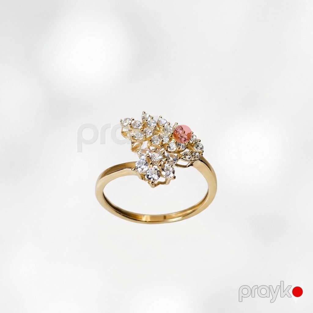 Qadınlar üçün üzük VJ474325, qızıl 585 əyar — Mallar, Bakı (2)