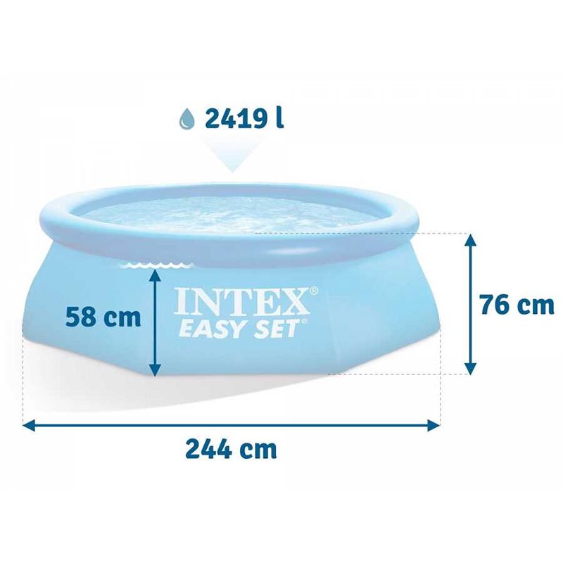 İntex 28110 Easy Set Hovuz 244 76 sm — Hovuzlar, Bakı (2)