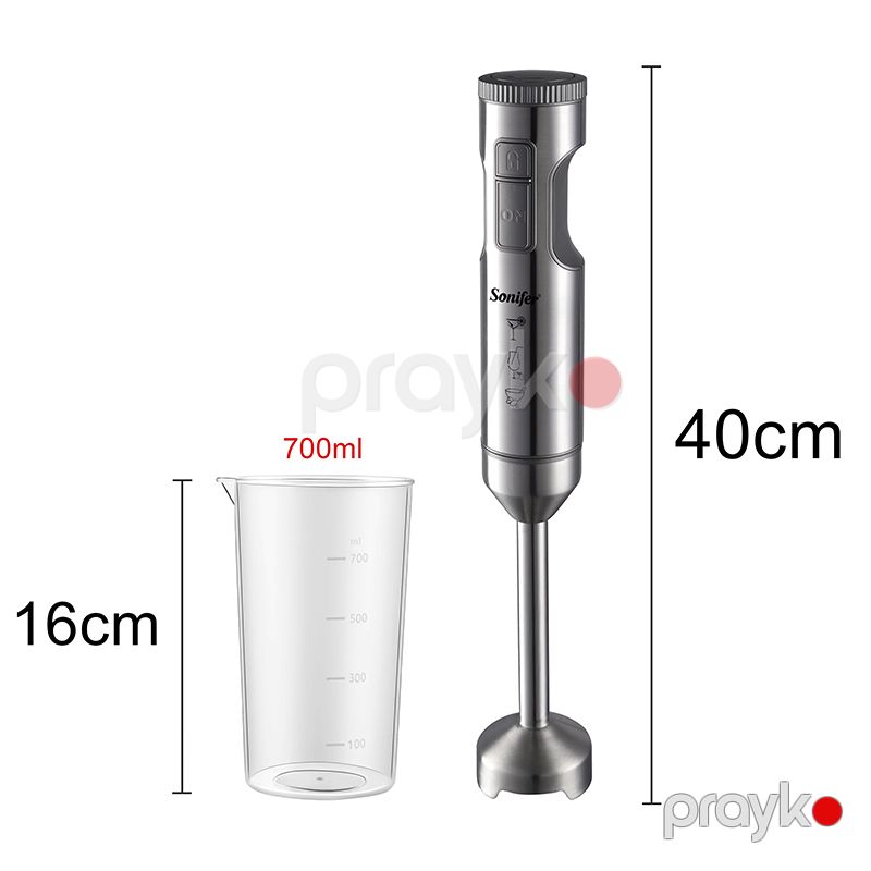 Sonifer SF-8070 Çoxfunksiyalı Blender Əl Blenderi İki Sürətli Blender Paslanmaz Polad Blender 800 W — Blenderlər, xırdalayanlar və mikserlər, Bakı (5)
