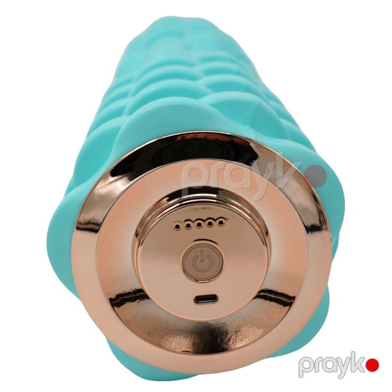 Vibrasiyalı Köpük Roller 35 sm Fitnes Çarxı Vibrasiyalı Əzələ masajçısı Yoga Pilates üçün Tətik Nöqtəsini Silinder — İdman, hobi, istirahət, Bakı (4)