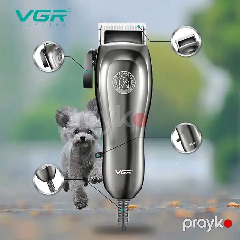 VGR V-206 Güclü Peşəkar Elektrikli Heyvanlar üçün Tük Kəsmə Maşını Pişik və İt üçün Tük Düzəldici Maşın — Heyvan malları, Bakı (4)