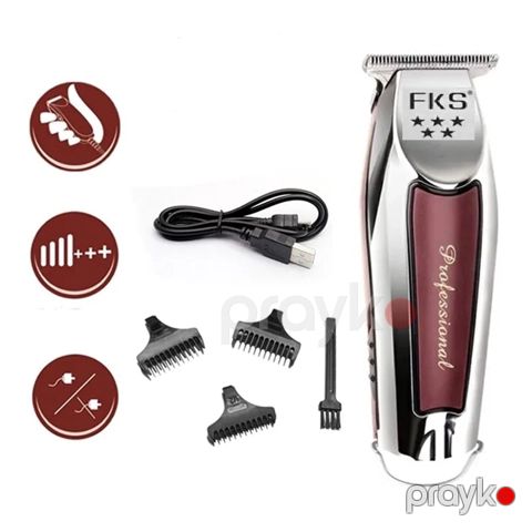 FKS-8081 Professional Kişi Üçün Saç Kəsən Maşın, Elektrikli Təkrar Doldurula Bilən Trimmer — Bakı