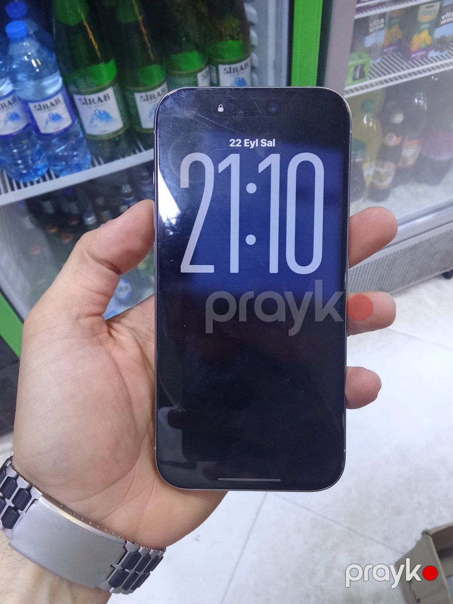 Apple iPhone 15 Pro White Titanium 128GB/8GB — Smartfonlar, Bakı (4)