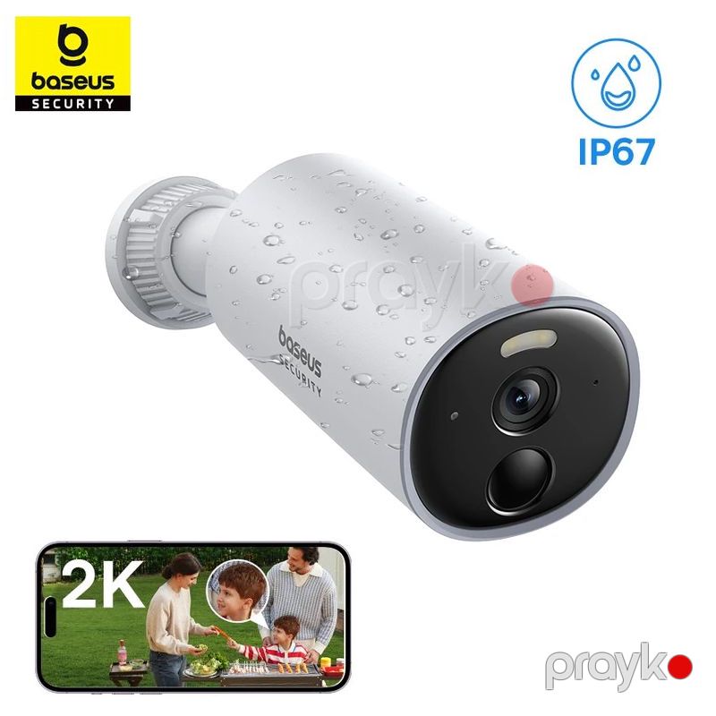 Baseus Security B1 Videomüşahidə Kamerası Outdoor Camera 2K Xarici Təhlükəsizlik Kamerası 145° Geniş Görünüş — Elektronika, Bakı (2)