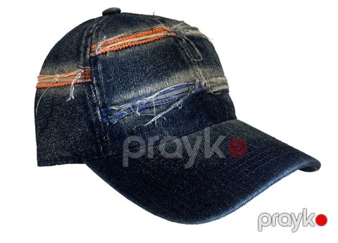 Oğlanlar üçün beysbolka Jeans_blue_001, göy — Bakı
