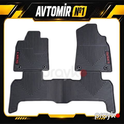 Lexus LX570 2007-2021 üçün salon rezin ayaqaltı Lexus LX570 2008-2021 — Bakı