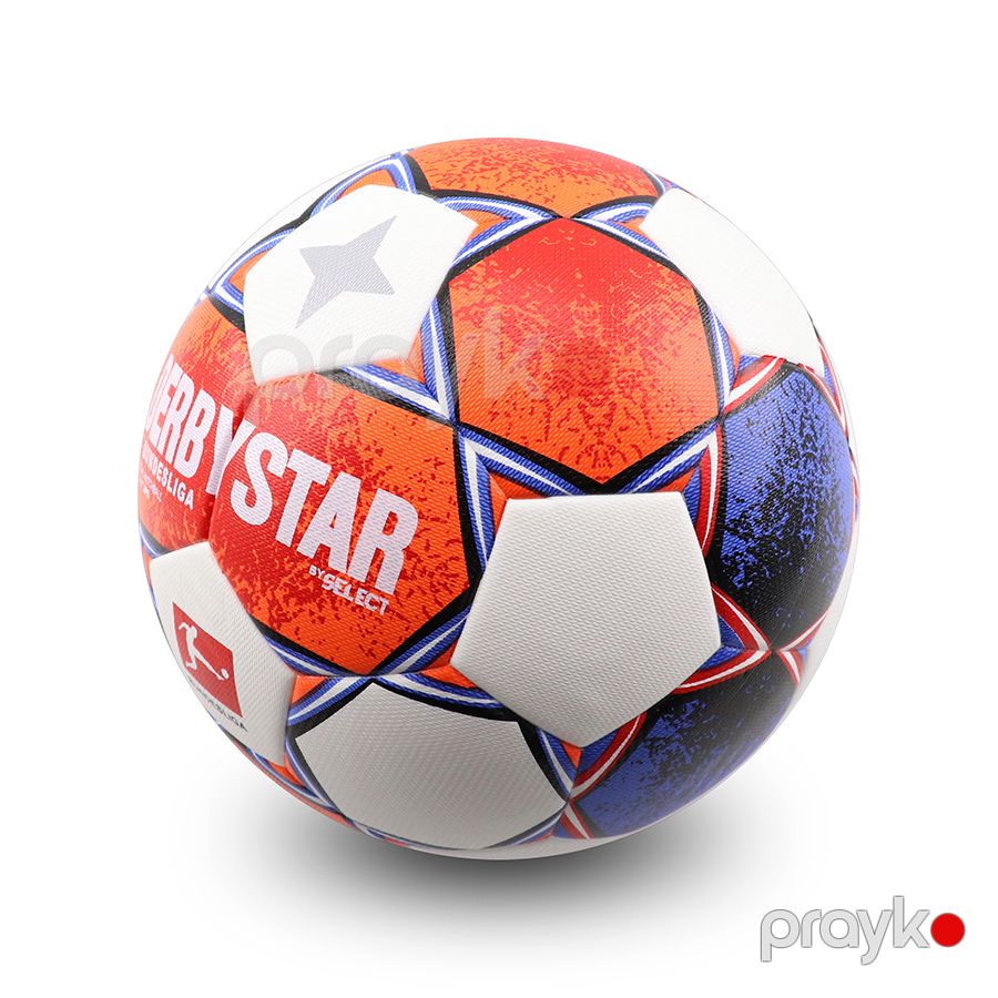 Futbol Topu Derbystar Bundesliga Brilliant Replica 2021/22 Bundesliga Rəsmi Topu №5 Bənövşəyi — İdman, hobi, istirahət, Bakı (3)