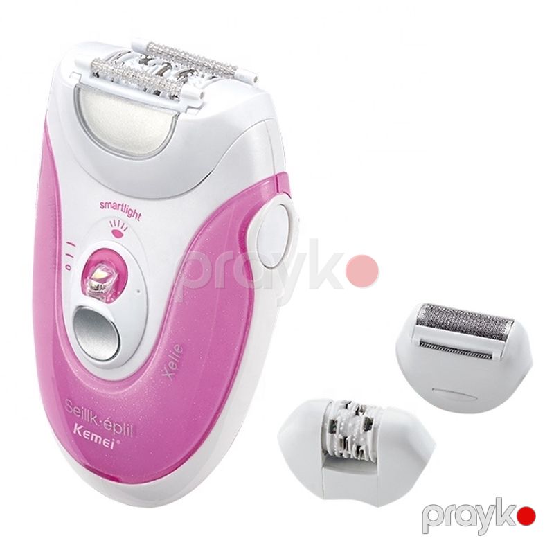 Kemei KM-299 - Epilyator 3-ü 1-də Epilyator Elektrikli Qadın Tük Qırxma Trimmeri Bikini Ayaqları Bədən Epilyatoru — Usturalar, trimmerler və epilyatorlar, Bakı (4)