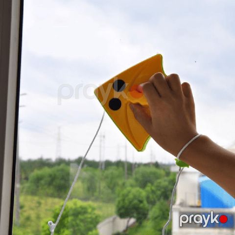 İkitərəfli Güclü Maqnitə Sahib Şüşə Təmizləyici Fırça Ev Və Ofis Üçün Uyğun Vancostar Maqnitli Pəncərə Təmizləyicisi — Bakı