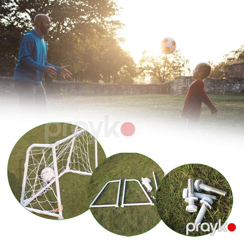Açıq Hava Əyləncəsi Üçün Mini Futbol Qapısı JLT-2012 Davamlı Ağ Rengli Futbol Aləti 120*80sm — İdman, hobi, istirahət, Bakı (4)