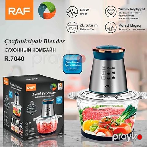 RAF R.7040 Mətbəx Blenderi Çoxfunksiyalı Protativ Blender 800 Vt Gücə Məxsus Mini Blender — Bakı