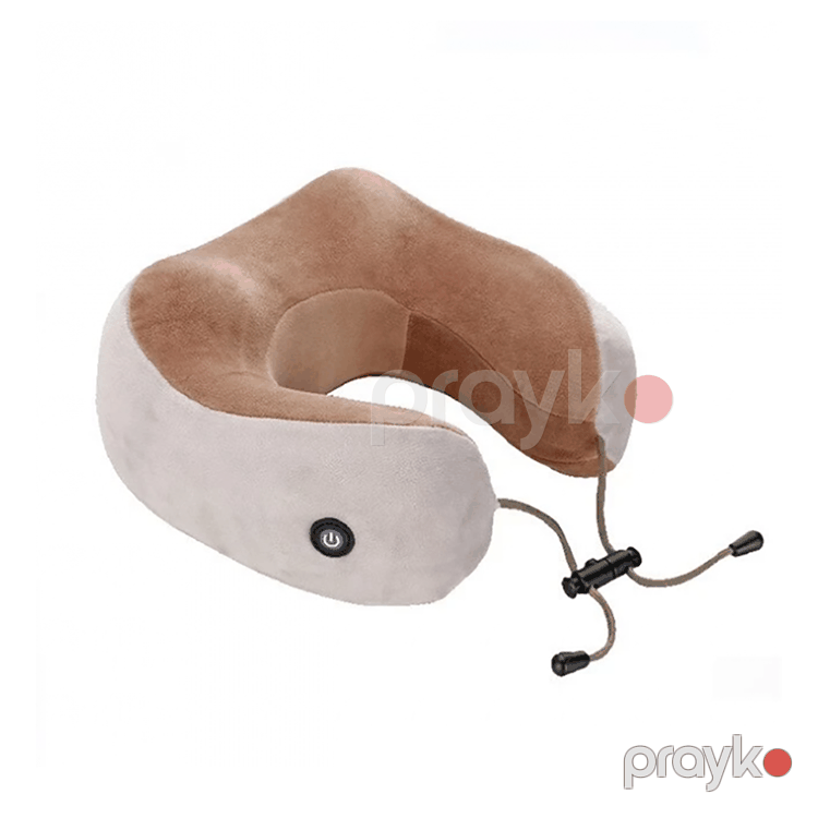 Boyun Masaj Yastığı Gelius Smart Pillow Massager ZX-1902 Vibrasiyalı Boyun Masaj Cihazı Yumuşaq Vibro Seyahət Yastığı — İdman, hobi, istirahət, Bakı (2)
