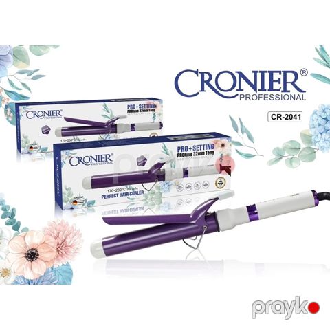 Cronier CR-2041 Professional Saç Şəkilləndirici Fen Buruq Feni Maşa 60 W — Bakı