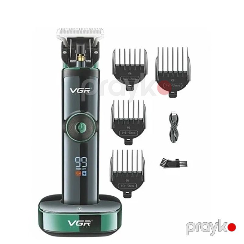 VGR V-671 Elektrikli Kişilər Üçün Trimmer Professional Saç Saqqal Təraş Maşını Ülgüc — Usturalar, trimmerler və epilyatorlar, Bakı (5)