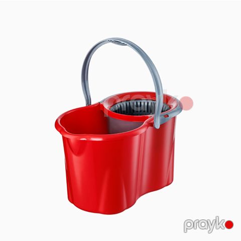 Planet Spin Mop Classic 19 lt UP 613 Tənzimlənə Bilən Mop Dəsti Temizlik Seti Mikrofiber 360 dərəcə Döşəmə Təmizləyici — Bakı