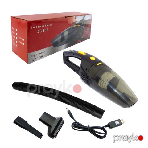 Avtomobil Üçün Əl Tozsoranı SS-801 120 V 5 başlıqlı Güçlü Avtomobil Təmizləmə Cihazı Qara — Bakı