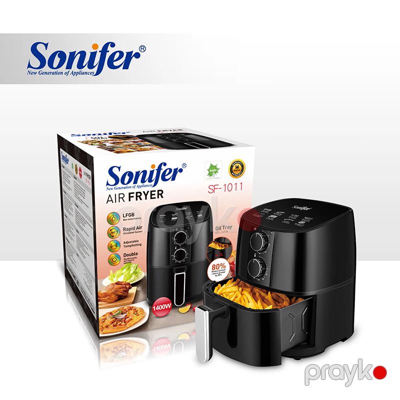 Sonifer SF-1011 Çoxfunksiyalı Elektrikli Qızardıcı Hava Fritöz Airfryer 1400W — Digər mətbəx texnikası, Bakı (6)