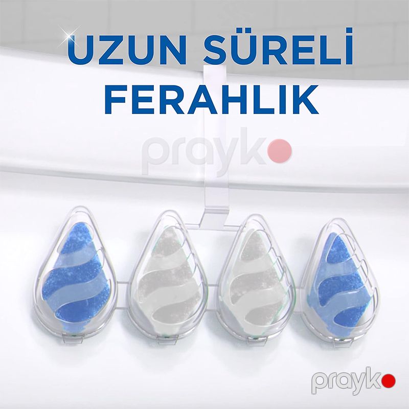 Mr Muscle Active Clean Marine Çamaşır Suyu Katkılı 1 Adet Klozet Bloğu — Mallar, Bakı (3)