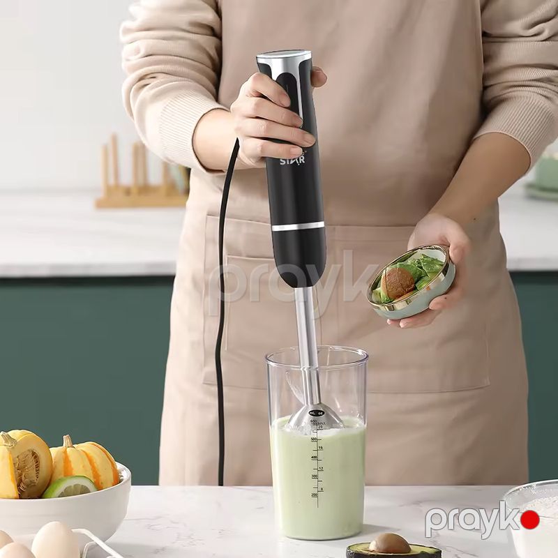Wınnıng Star ST-5553 Çoxfunksiyalı Elektrikli Əl Blenderi 2 Sürətli Paslanmaz Polad Əl Blenderi — Blenderlər, xırdalayanlar və mikserlər, Bakı (5)