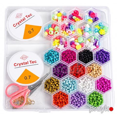 Crystal Tec Rəngarəng Muncuq və Aksesuar Hazırlama Dəsti — Bakı