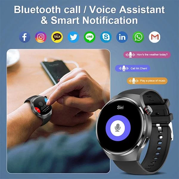 Smart Watch GT4 Pro ağıllı saat — Elektronika, Bakı (8)