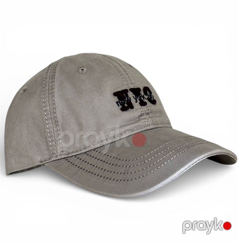 Oğlan üçün beysbolka NYC, boz, 100% pambıq, ön hissəsində "NYC" yazılı - NYC_gray_001 — Bakı