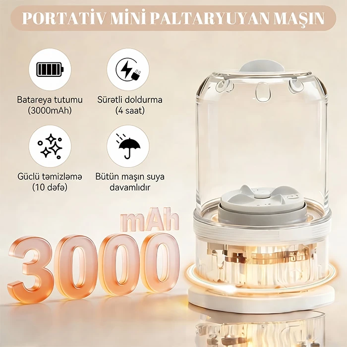 Simsiz Portativ Mini Paltaryuyan Maşın: Səyahət və Ev üçün — Mallar, Bakı (4)